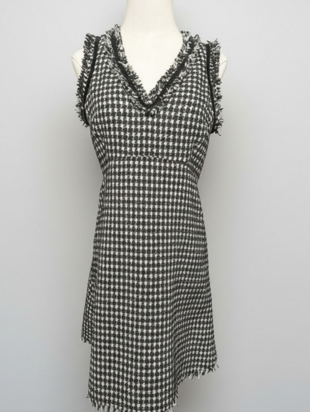 Kate Spade Houndstooth Tweed Dress Size 8
